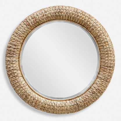 Sordevolo 36 in. Seagrass Mirror