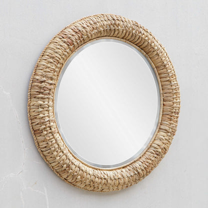 Sordevolo 36 in. Seagrass Mirror