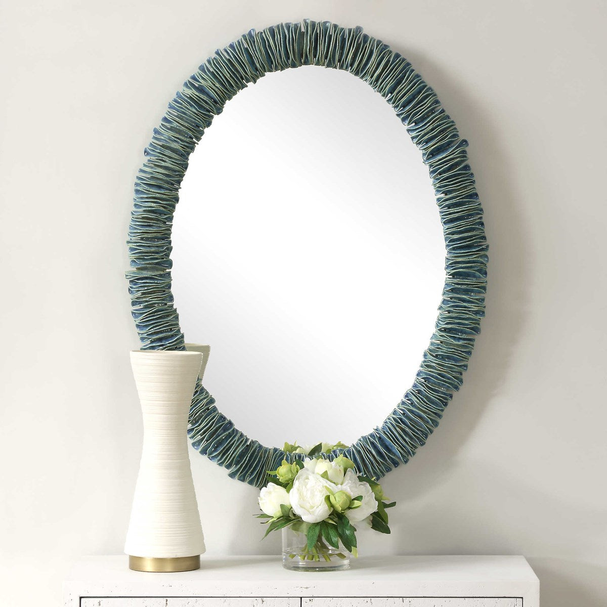 Legnaro 35 in. Oval Mirror