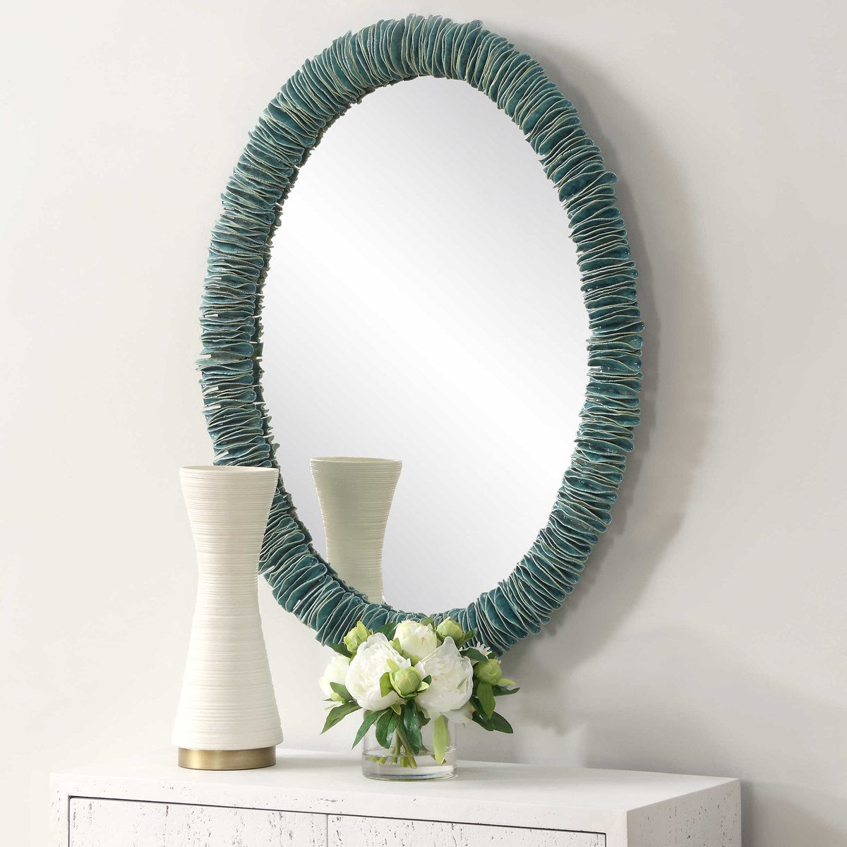 Legnaro 35 in. Oval Mirror