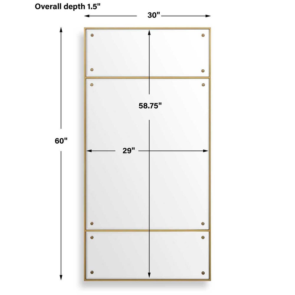 Gussago 60 in. Rectangular Mirror