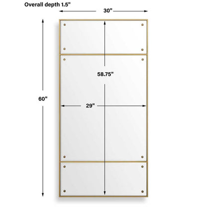 Gussago 60 in. Rectangular Mirror