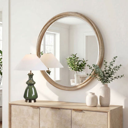 Cropalati 38 in. Round Mirror