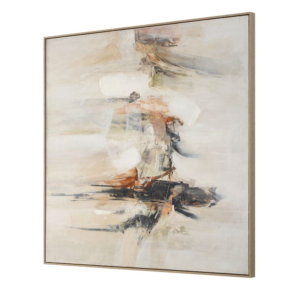 Rust and Rain 51 in. Hand Painted Canvas