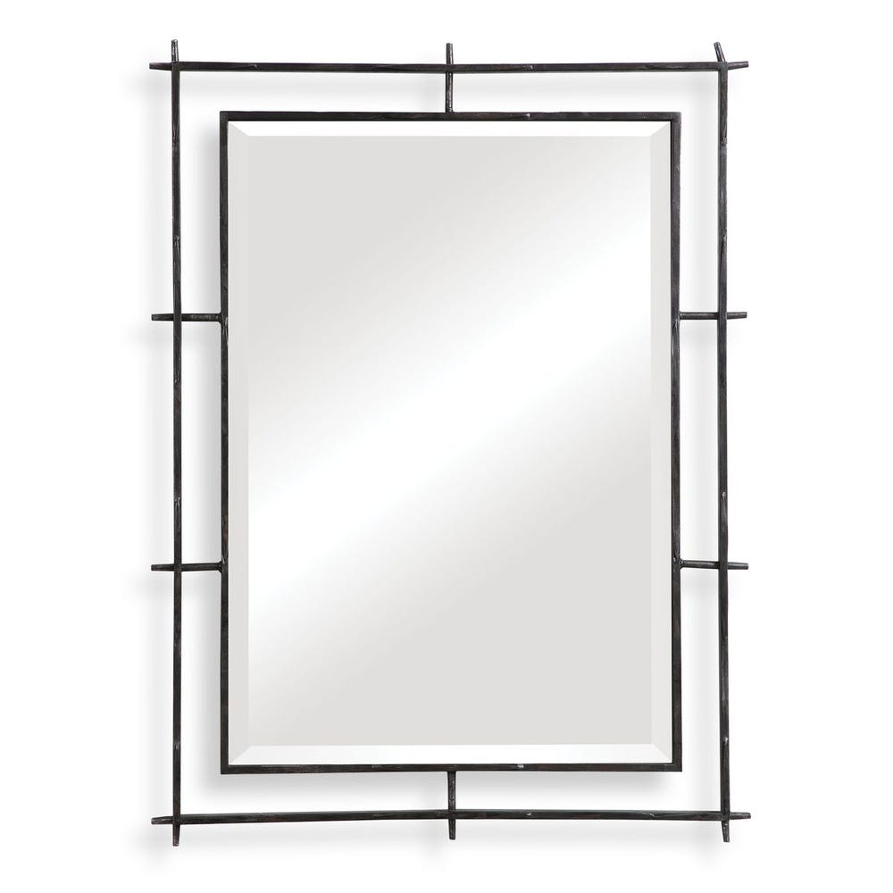 Alvise 40 in. Solid Iron Frame Mirror