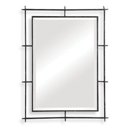 Alvise 40 in. Solid Iron Frame Mirror