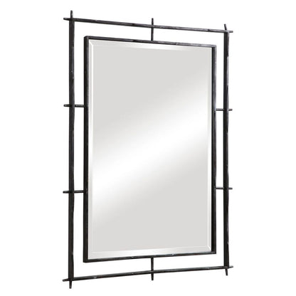 Alvise 40 in. Solid Iron Frame Mirror
