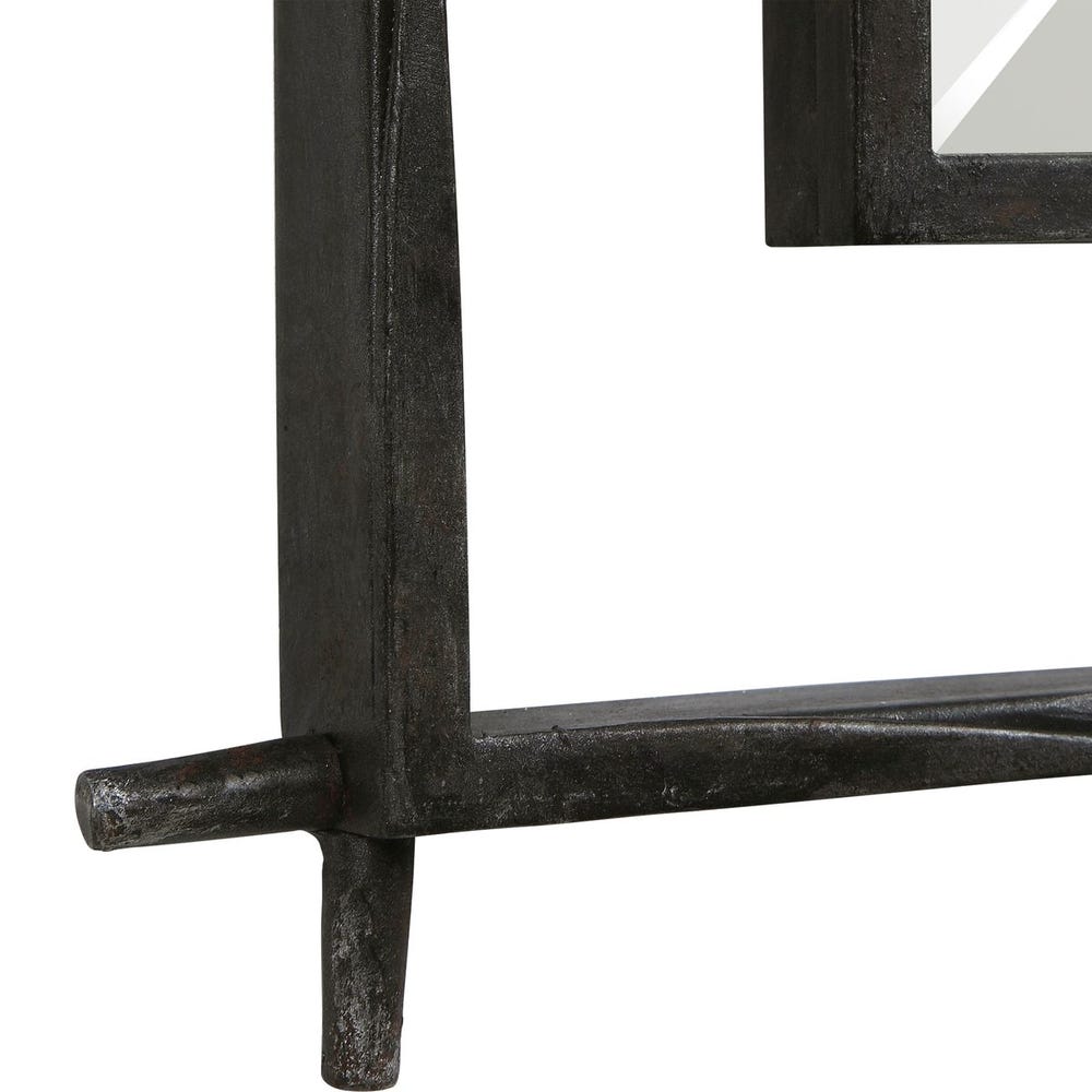 Alvise 40 in. Solid Iron Frame Mirror