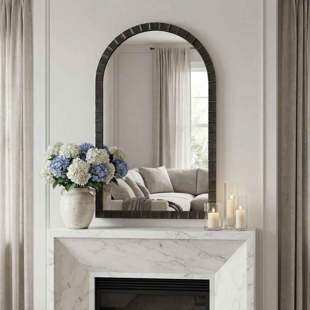 Alceo 39 in. Arched Mirror