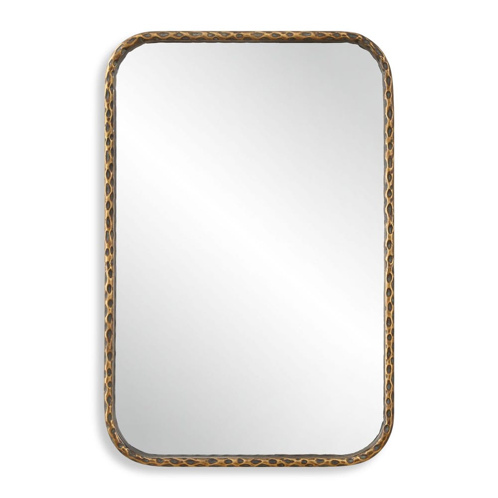 Casoni 30 in. Iron Frame Mirror