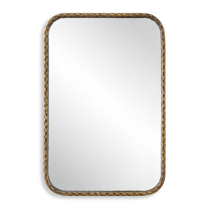Casoni 30 in. Iron Frame Mirror