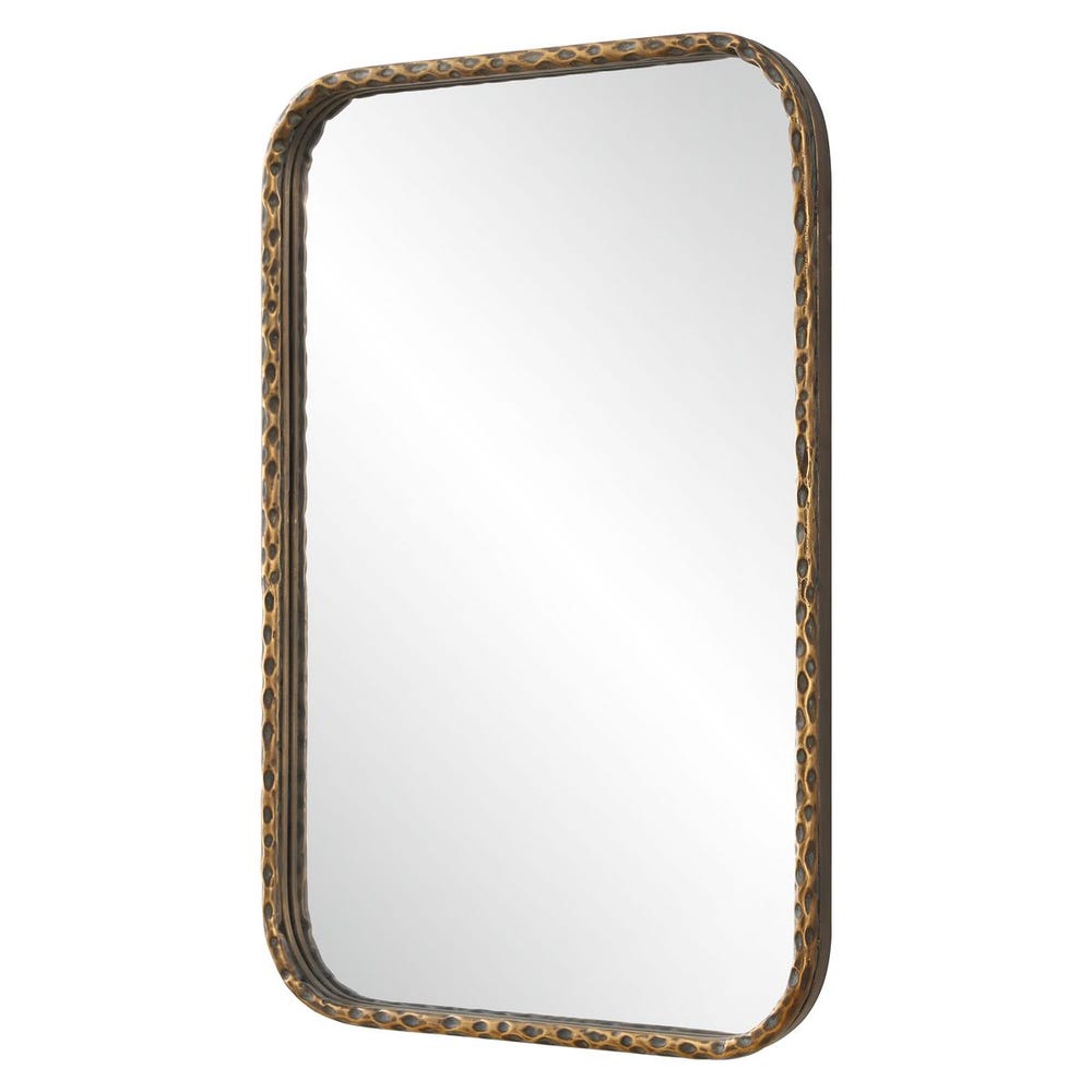 Casoni 30 in. Iron Frame Mirror