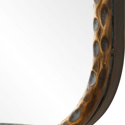 Casoni 30 in. Iron Frame Mirror