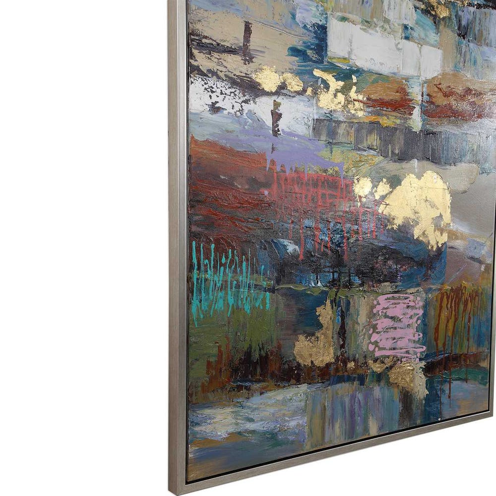 Urban Motion 49 in. Hand Painted Canvas