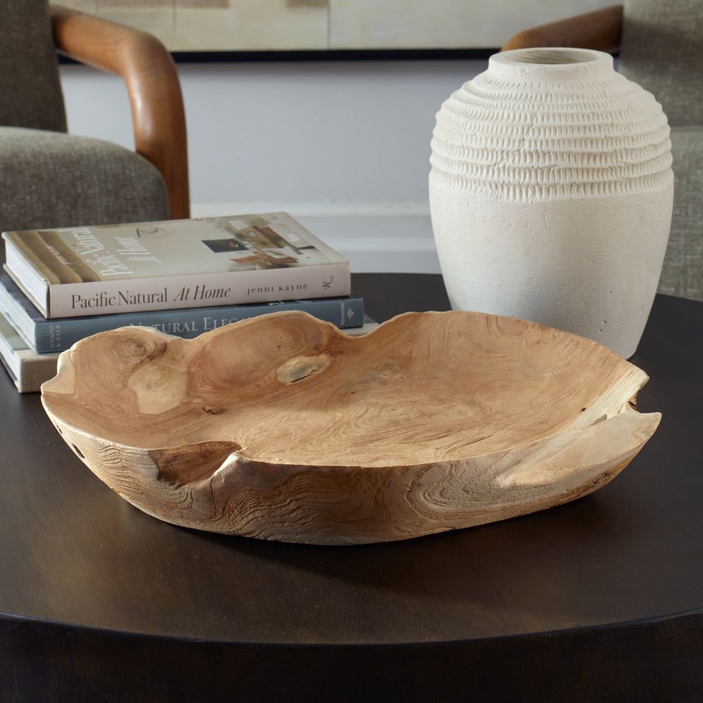 Morino Teak Wood Outdoor Bowl
