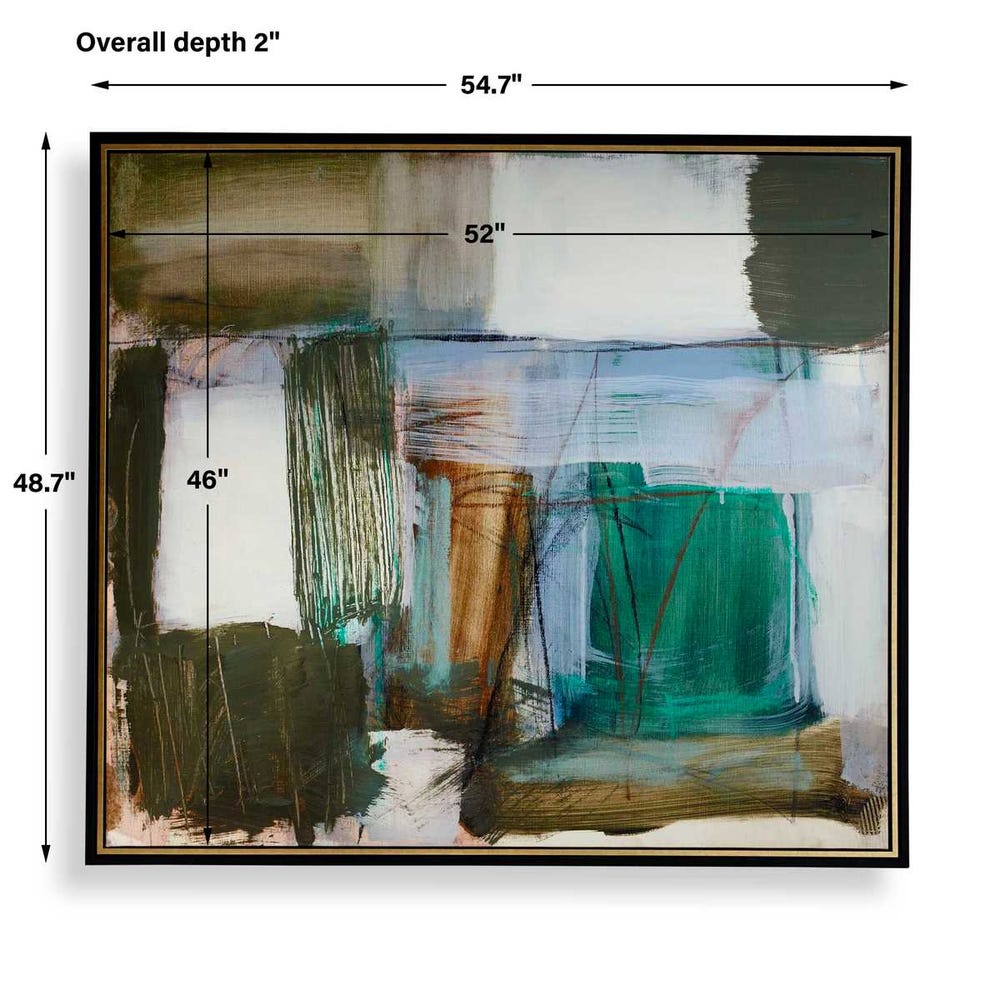 Celestial Tides 55 in. Framed Canvas