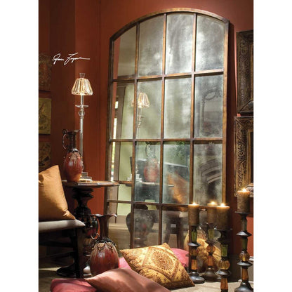 Sebato 82 in. Oversized Arch Mirror - Bronze