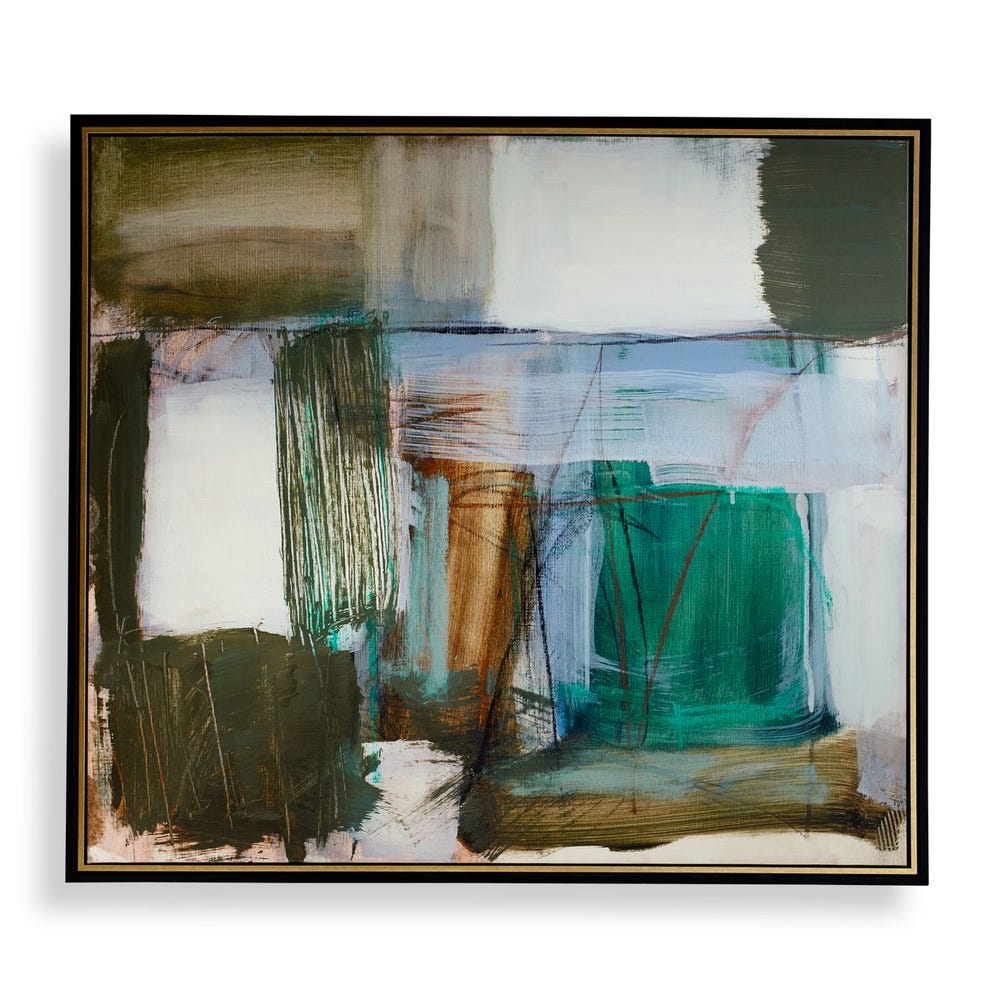 Celestial Tides 55 in. Framed Canvas