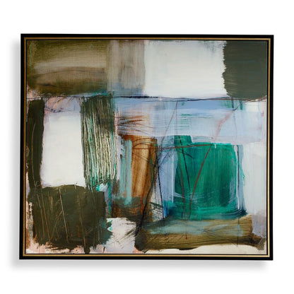 Celestial Tides 55 in. Framed Canvas