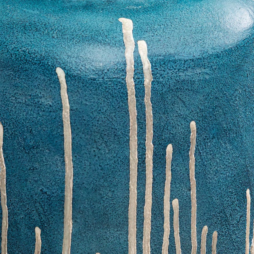 Cirò Glass and Concrete Outdoor Vase - Set of 2