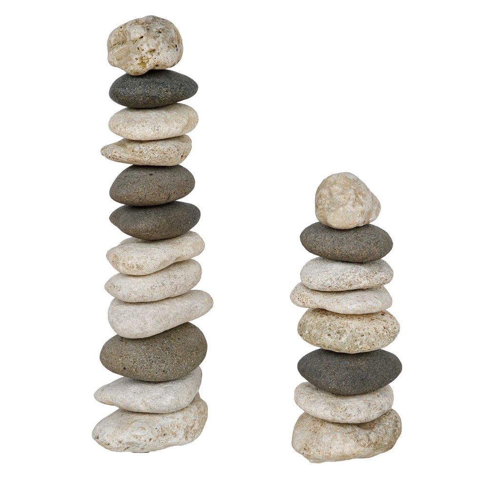 Troia Stone Sculptures - Set of 2