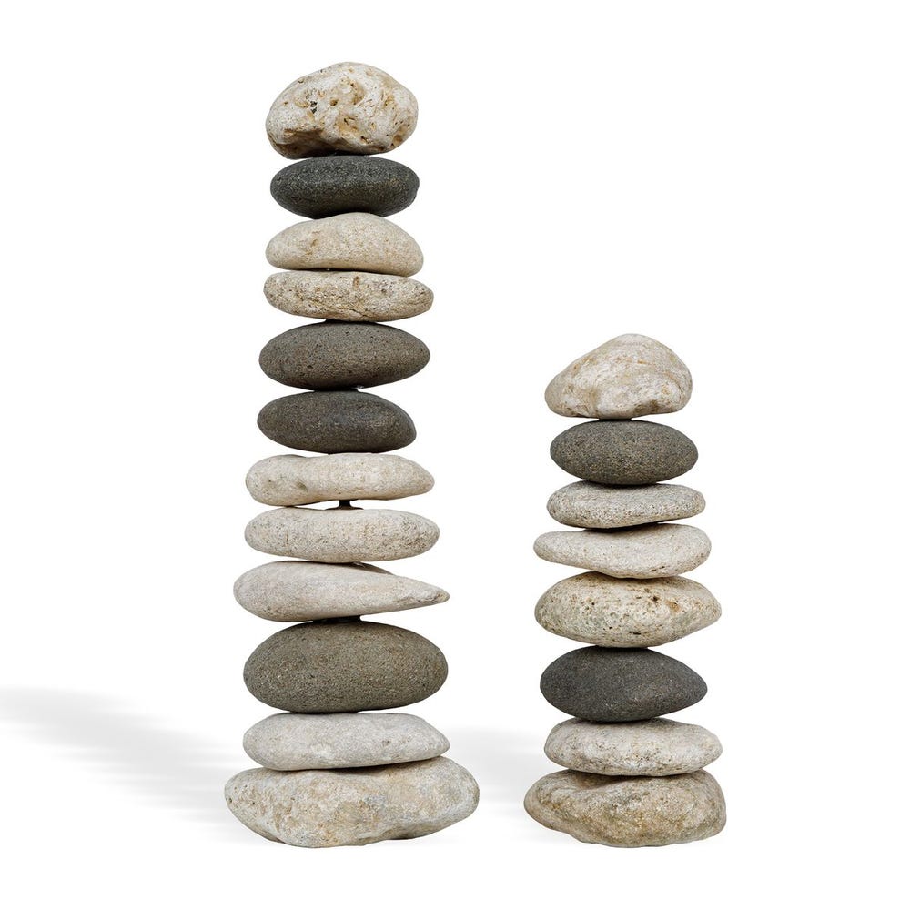 Troia Stone Sculptures - Set of 2