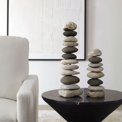 Troia Stone Sculptures - Set of 2