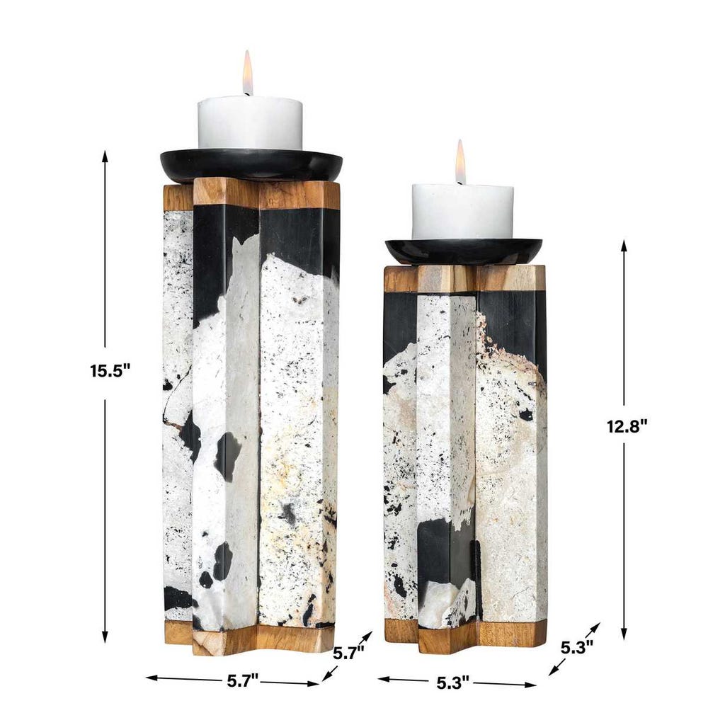 Gino Candleholders - Set of 2