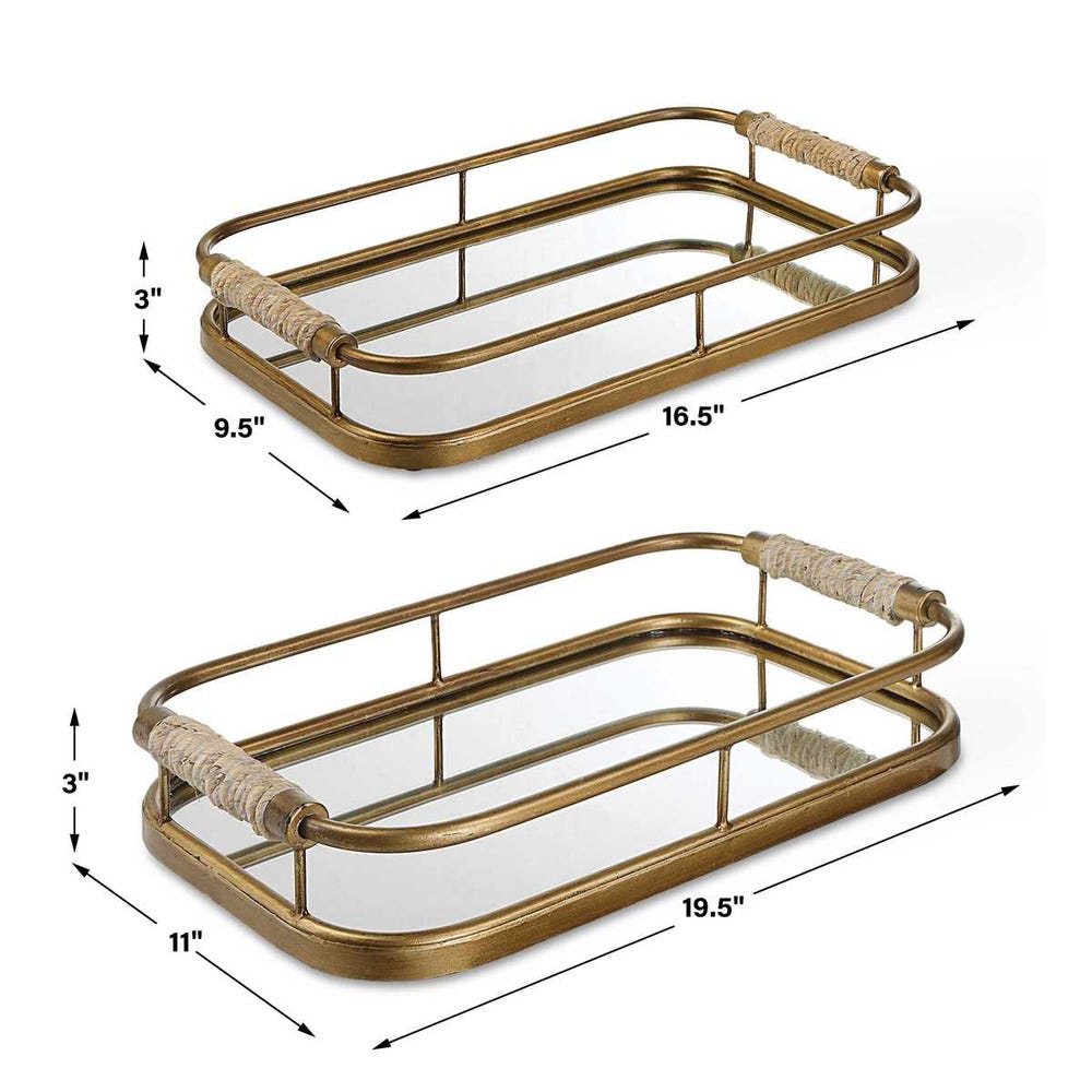 Monroe Trays - Set of 2