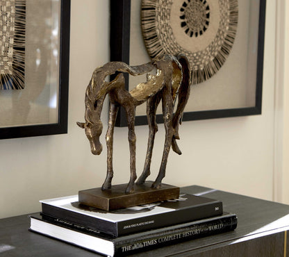 Graceful Bronze Horse Sculpter