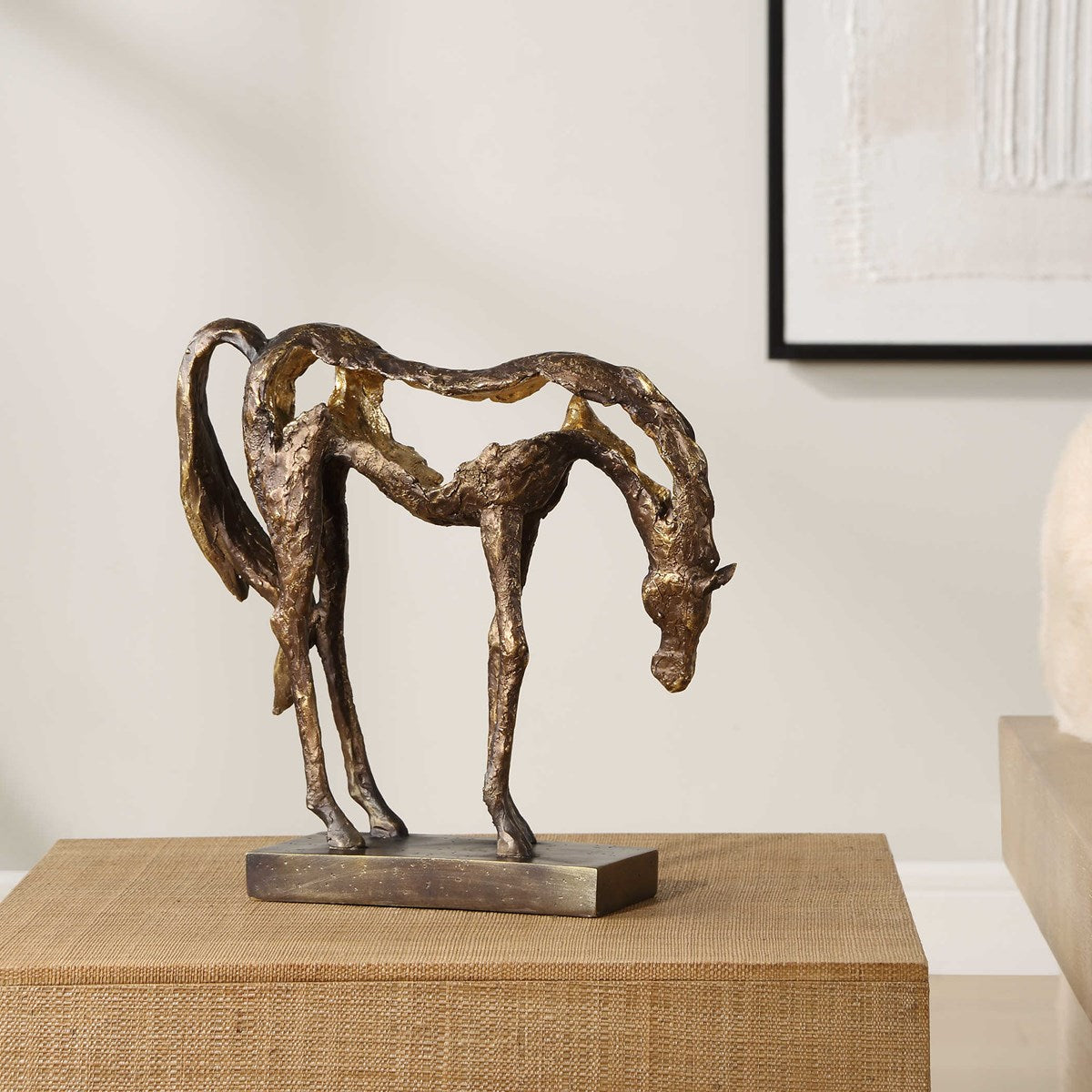 Graceful Bronze Horse Sculpter