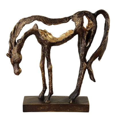 Graceful Bronze Horse Sculpter