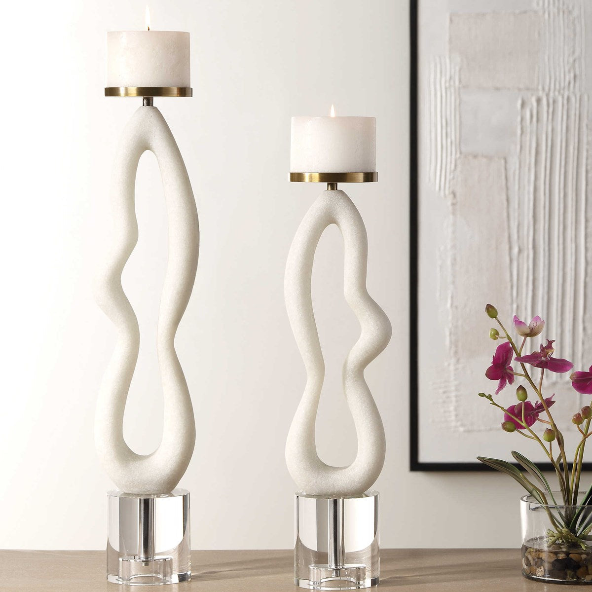 Gignod Candleholders - Set of 2