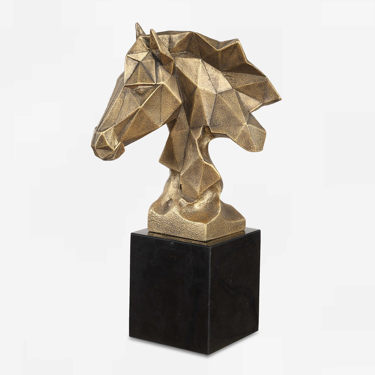 Morca Horse Bust Sculpture