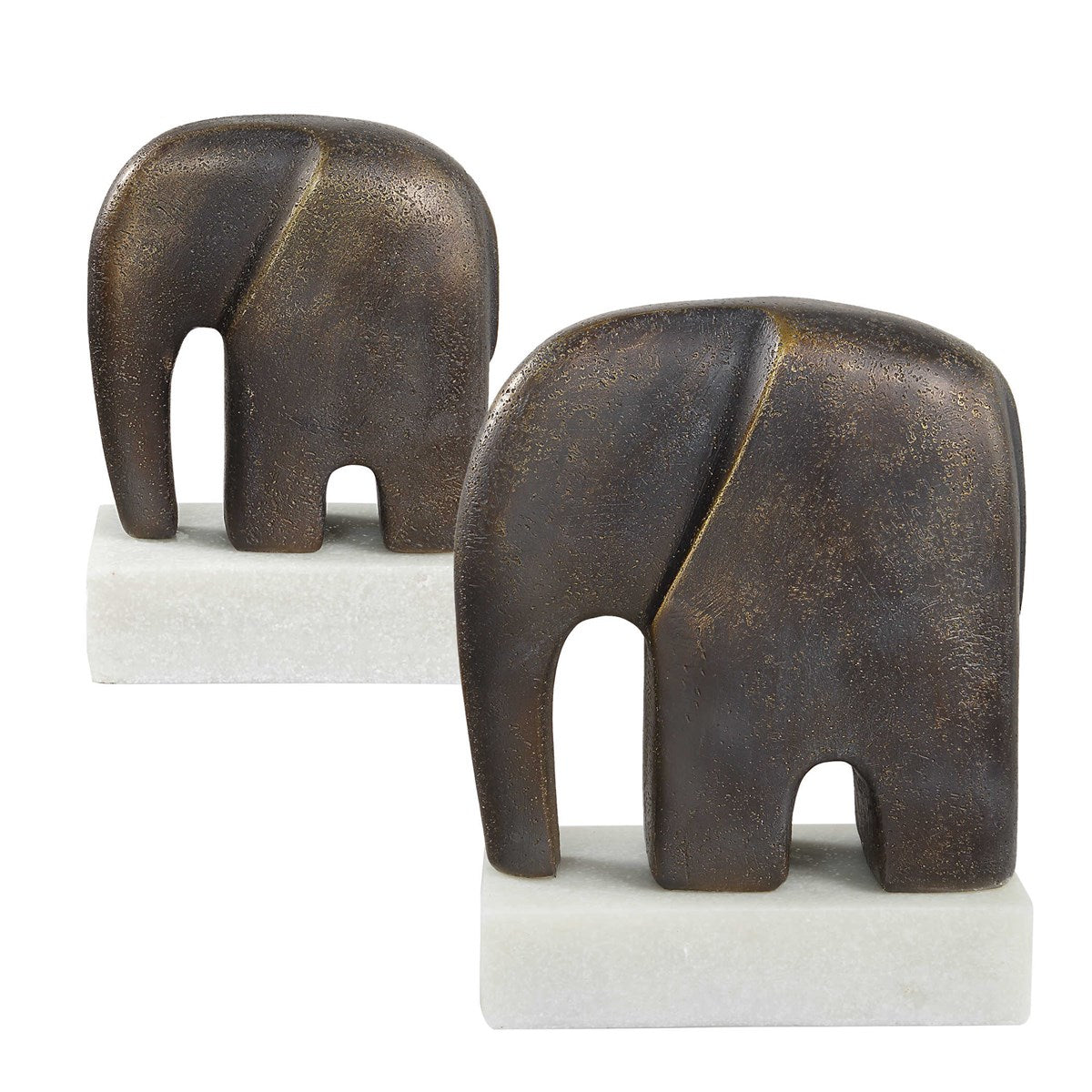 Tornano Elephant Sculptures - Set of 2