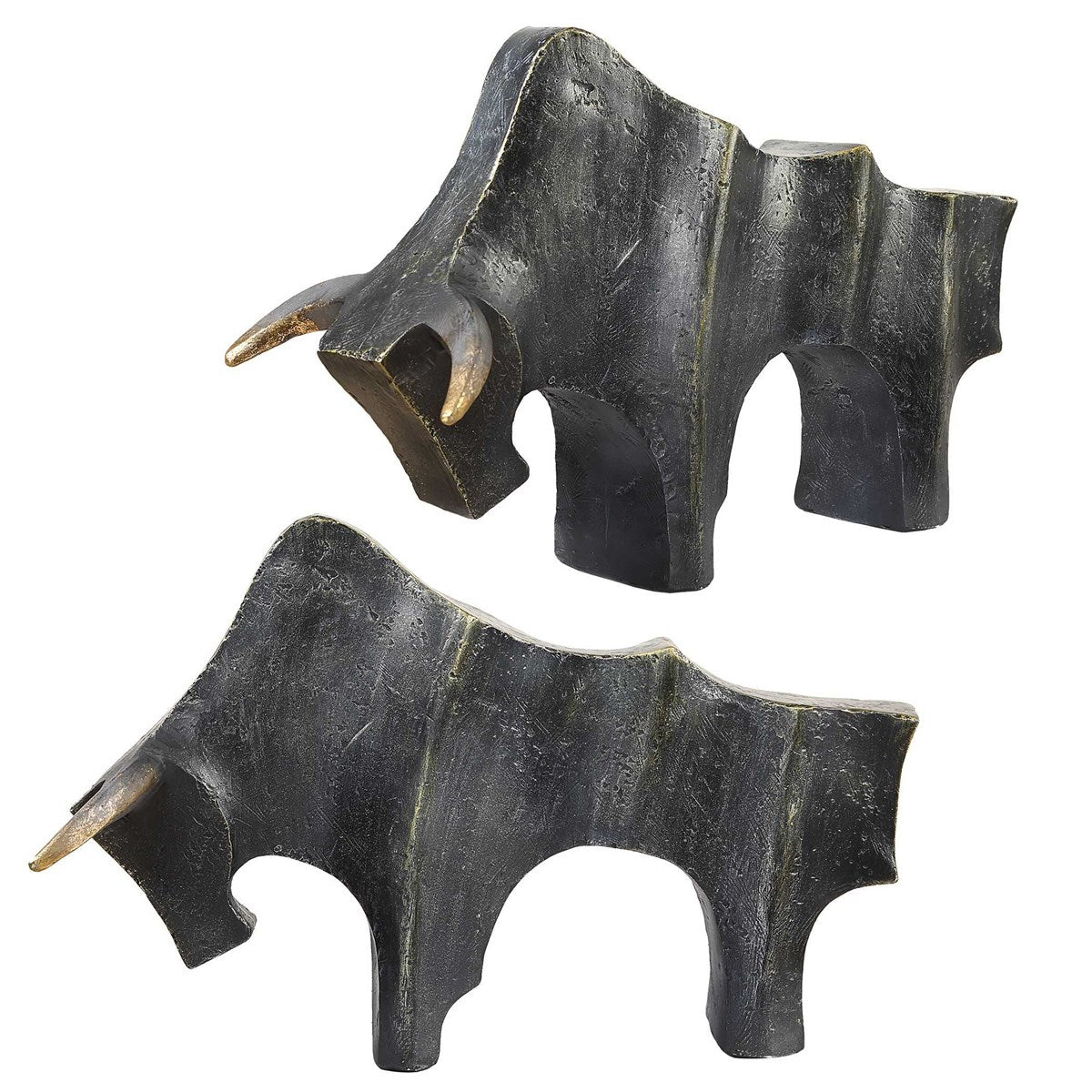 Berceto Bull Sculptures - Set of 2