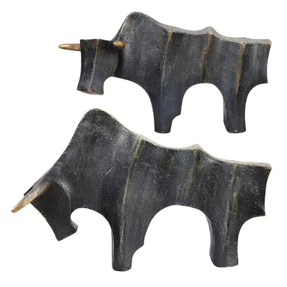 Berceto Bull Sculptures - Set of 2