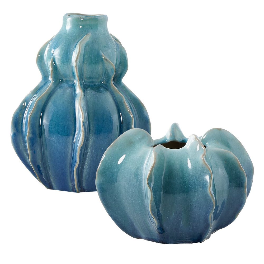 Nuovi Ceramic Outdoor Vases - Set of 2