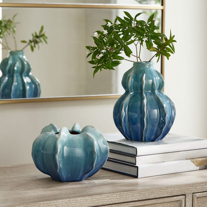 Nuovi Ceramic Outdoor Vases - Set of 2