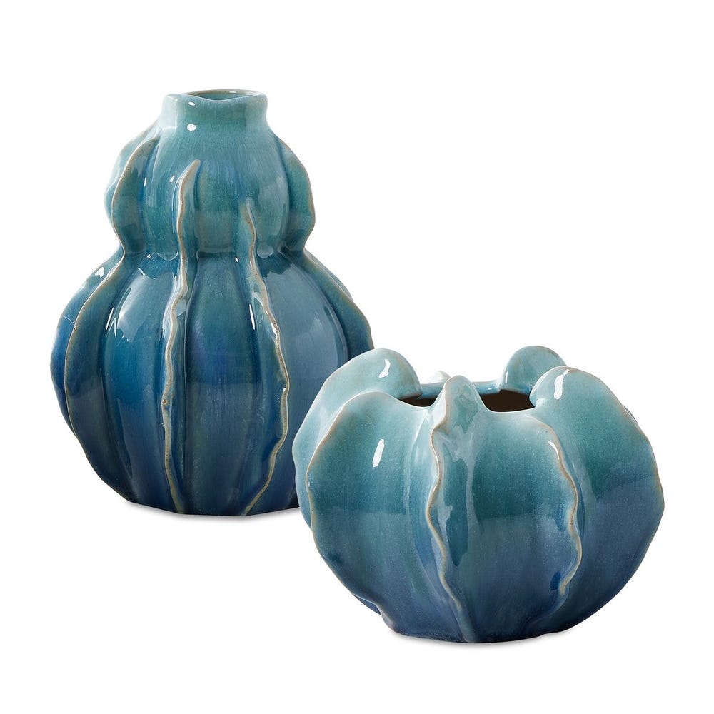 Nuovi Ceramic Outdoor Vases - Set of 2