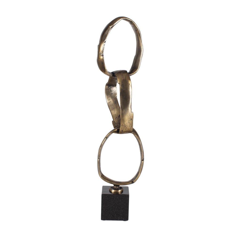 Ulmi Black Marble Base Sculpture