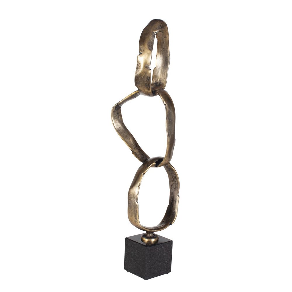Ulmi Black Marble Base Sculpture