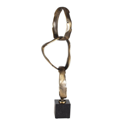 Ulmi Black Marble Base Sculpture