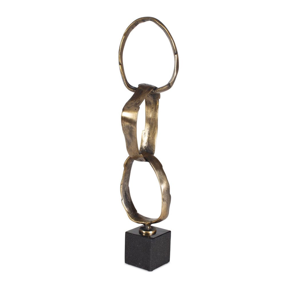 Ulmi Black Marble Base Sculpture