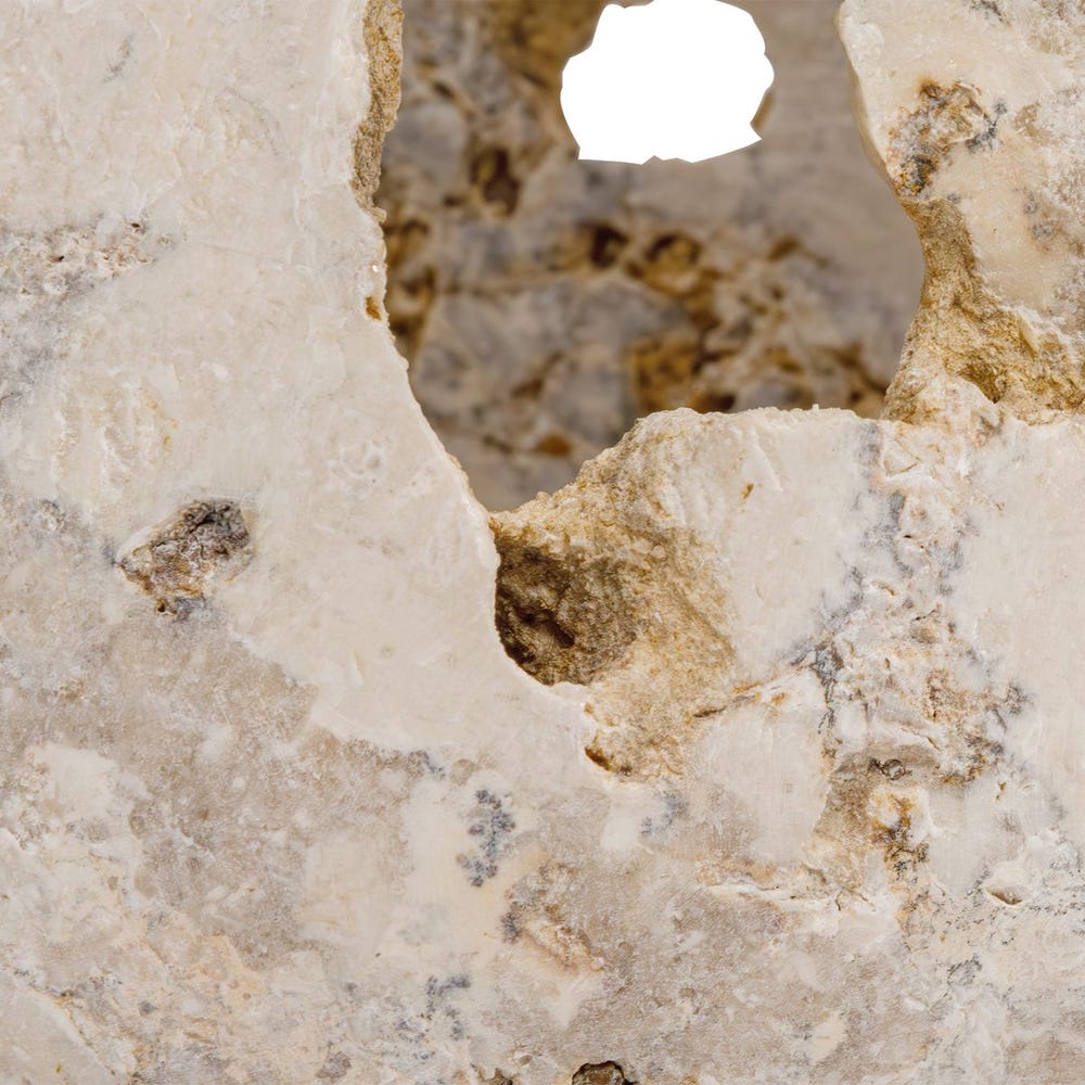 Carvico Natural Stone Outdoor Vase - Set of 2