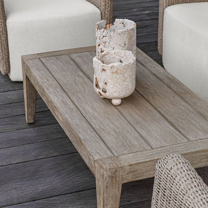 Carvico Natural Stone Outdoor Vase - Set of 2