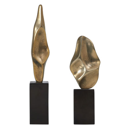 Sarteano Geometry Sculpture - Set of 2