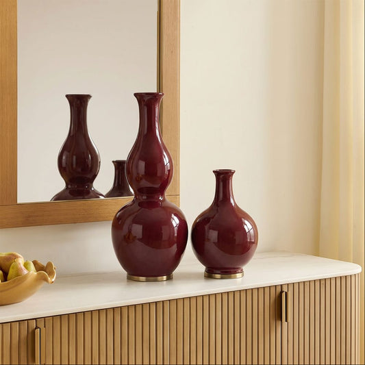 Etnea Ceramic Vase - Set of 2