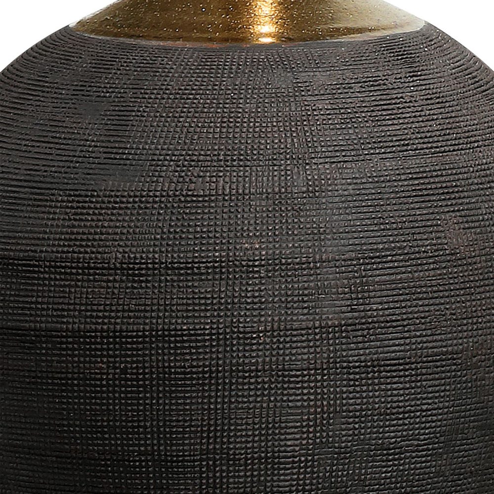Matte Black Ceramic Bottles