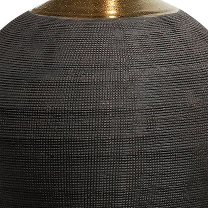 Matte Black Ceramic Bottles